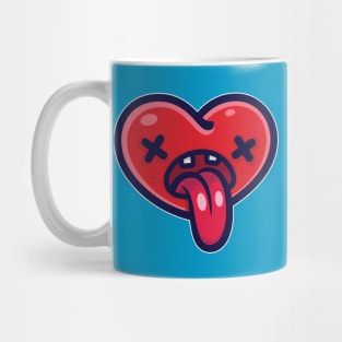 Hear Fun Emoji Valentines Day Mug